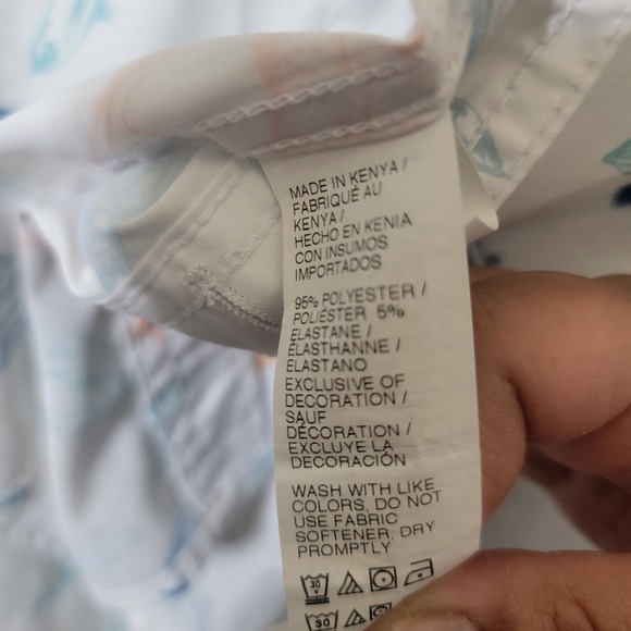 Izod Saltwater Performance Shirt Men Size XXL Short Sleeve Fish Print Stretch - Picture 5 of 14